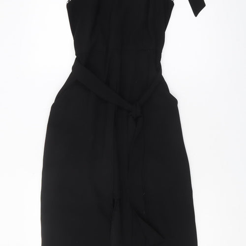 River Island Black Halter Dress, Women Size 8, Party Wear