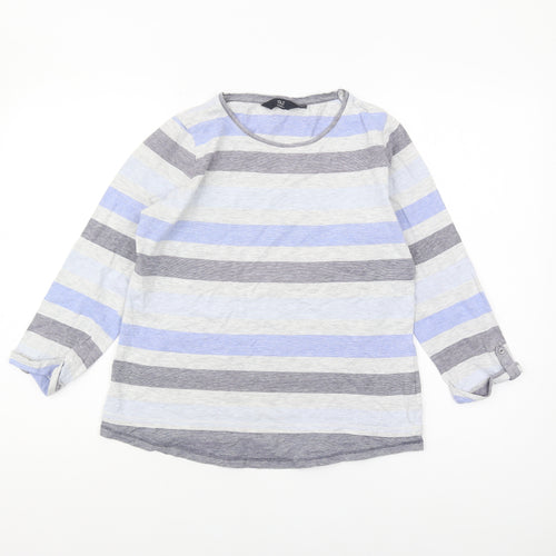 ISLE Essentials Women's Striped Long Sleeve Top, S, Multicoloured