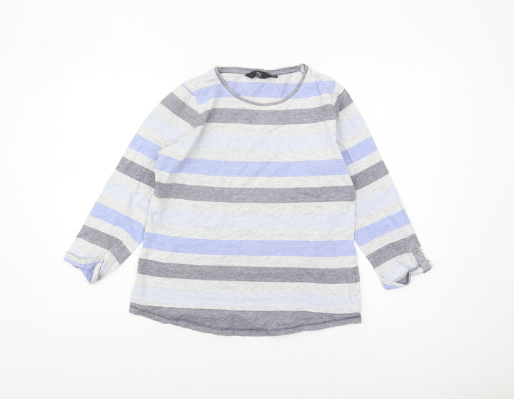 ISLE Essentials Women's Striped Long Sleeve Top, S, Multicoloured