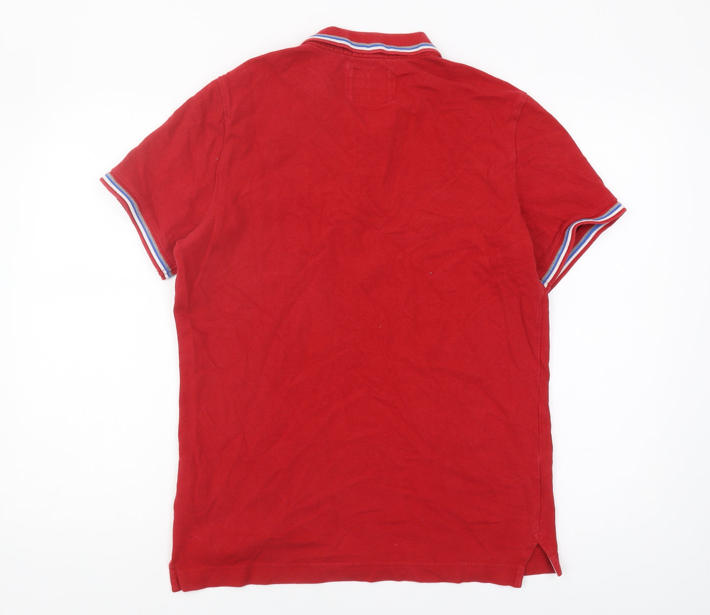 Superdry Men's Red Polo Shirt XL Short Sleeve