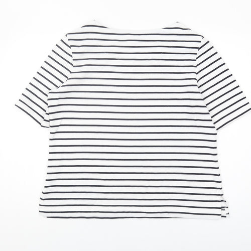 Marks and Spencer Women's Striped T-Shirt, Size 16