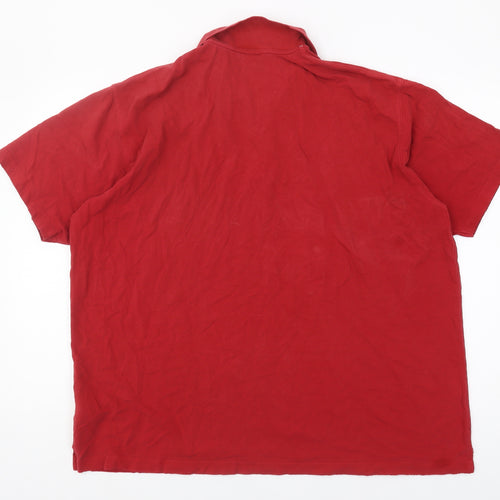 Cotton Traders Men's Red 3XL Polo Shirt
