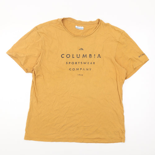 Columbia Men's Brown M Crew Neck T-Shirt