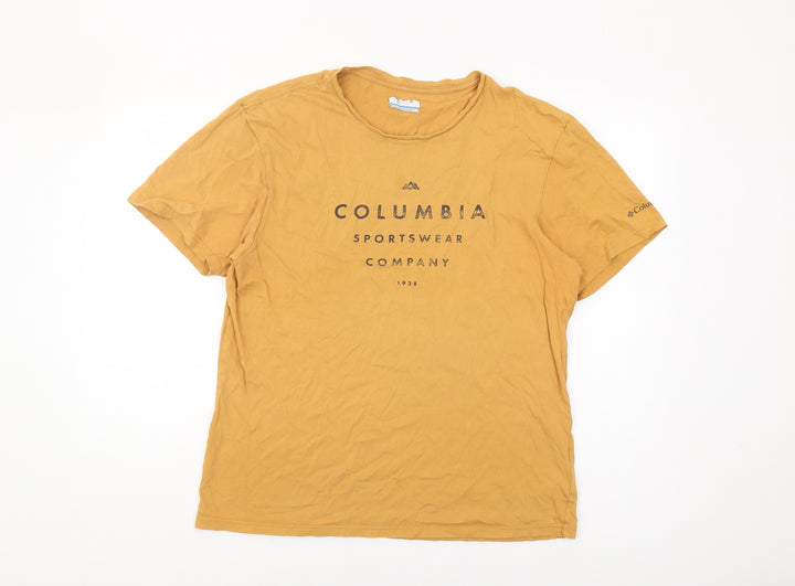 Columbia Men's Brown M Crew Neck T-Shirt