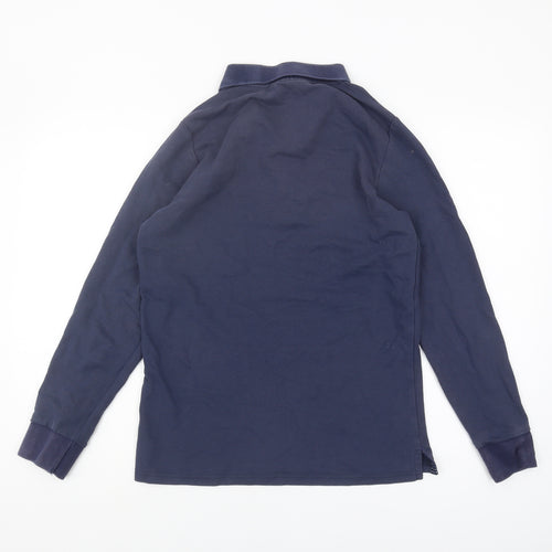 Heritage Black Label Men's Blue M Long Sleeve Polo