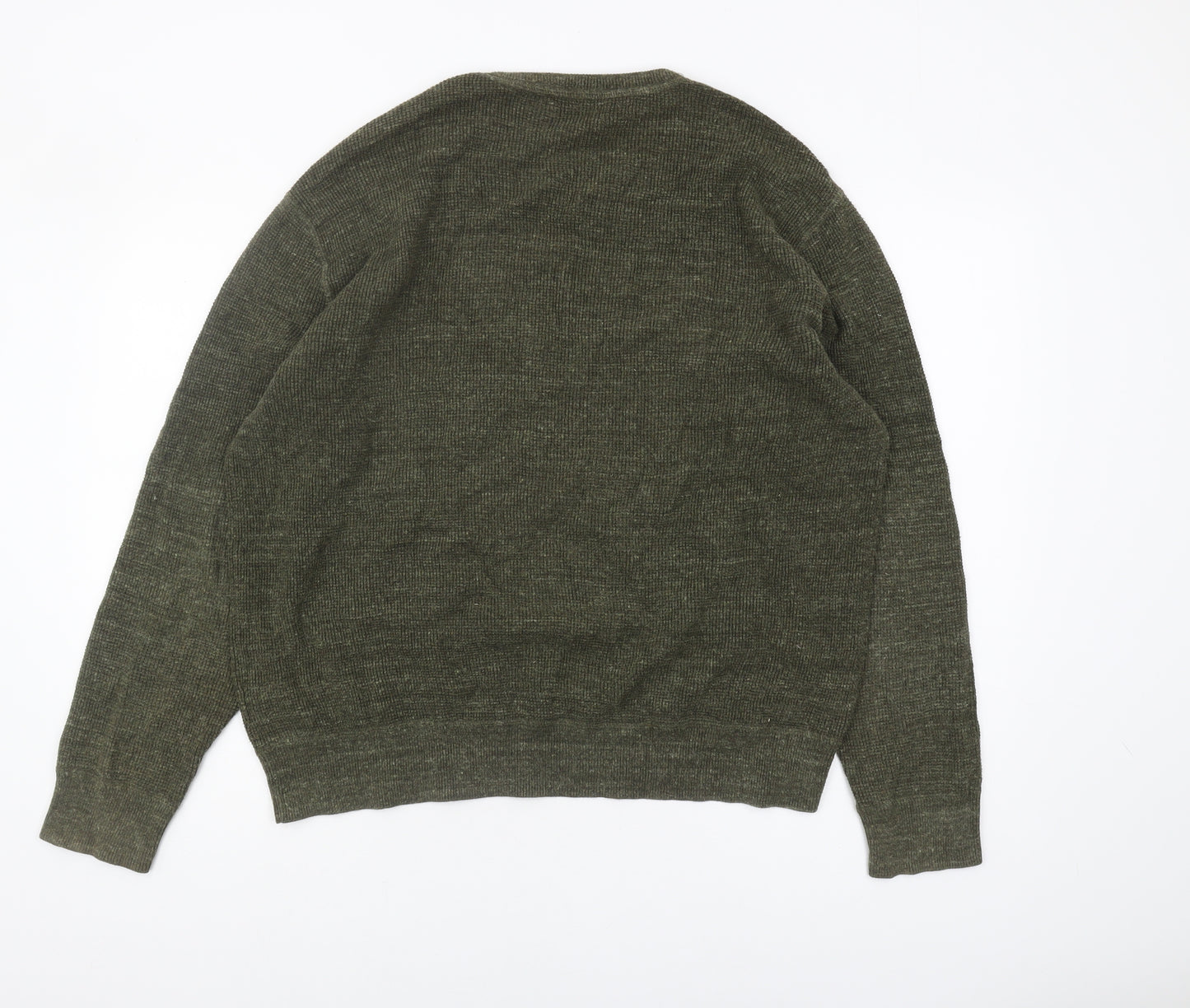 Polo Ralph Lauren Green Cotton Pullover Jumper L