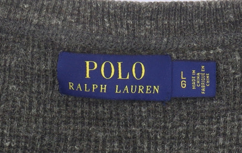 Polo Ralph Lauren Green Cotton Pullover Jumper L