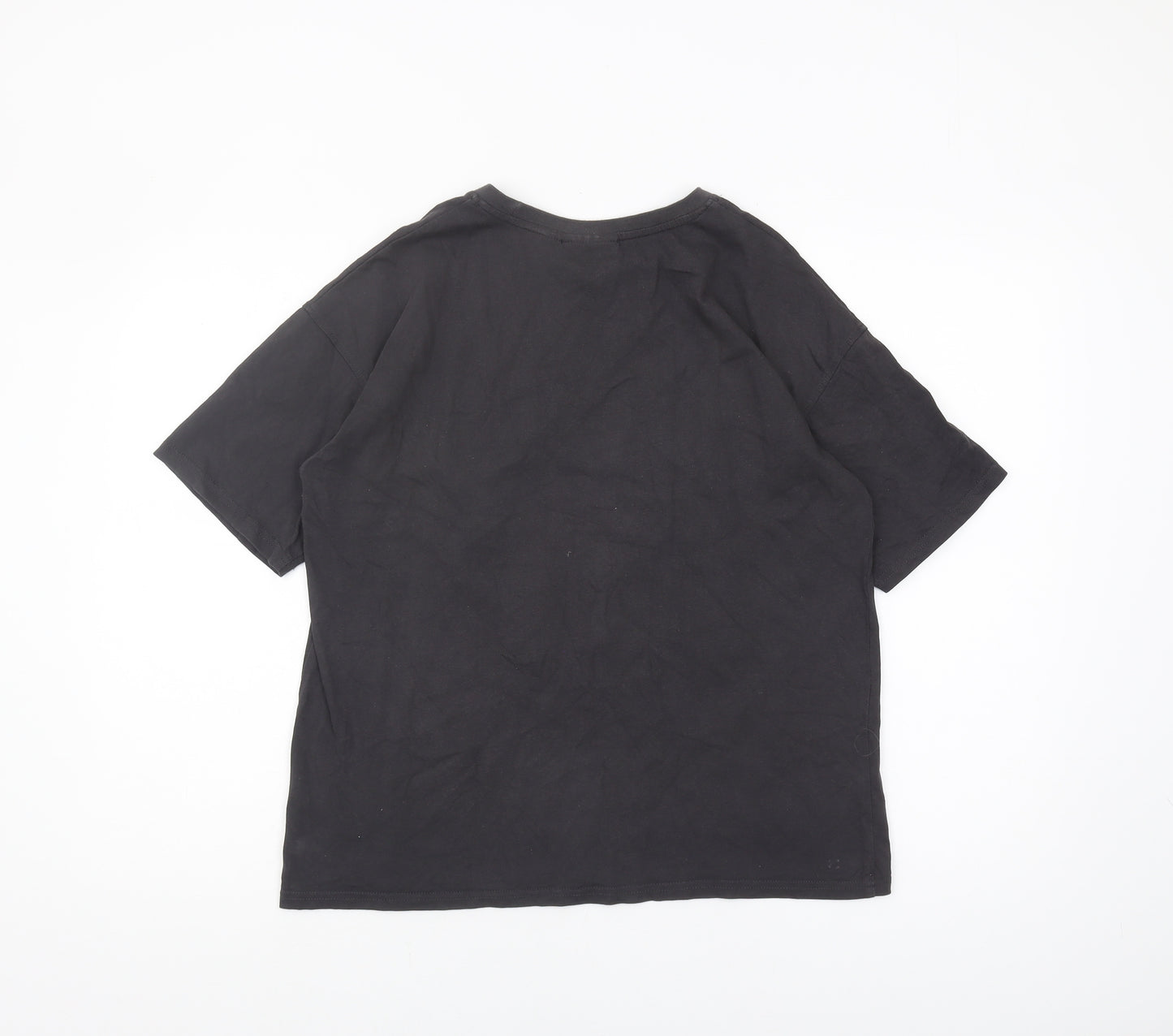 NBA Unisex Black XS Bulls Graphic T-Shirt, Relaxed Fit