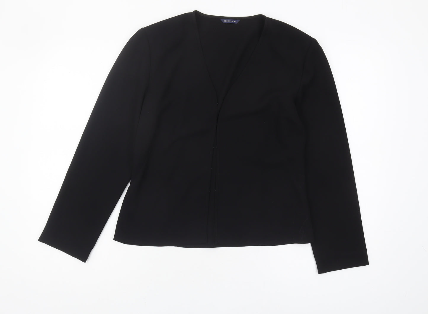 Debenhams Women's Black V-Neck Long Sleeve Top