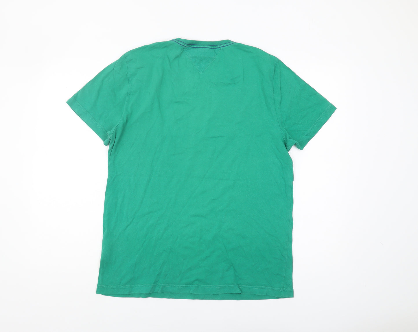 Tommy Hilfiger Men's Green Graphic T-Shirt Size L