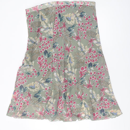Isle Collection Women's Floral A-Line Skirt 20