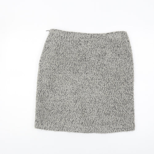 Marks and Spencer Grey Knee-Length Pencil Skirt 12 Women