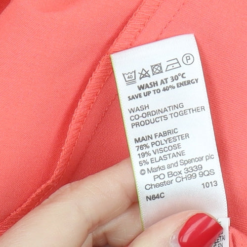 Marks and Spencer Women's Pink Suit Jacket 12