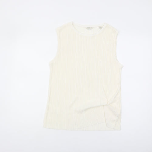 Jack Wills Women's Ivory Tank Top Size 8