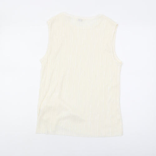 Jack Wills Women's Ivory Tank Top Size 8