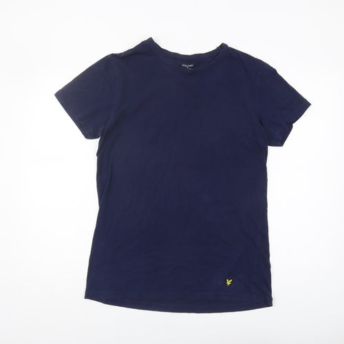 Lyle & Scott Men's Blue Crew Neck T-Shirt M