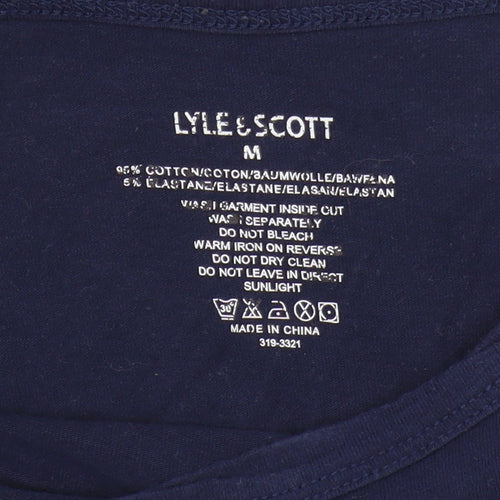 Lyle & Scott Men's Blue Crew Neck T-Shirt M