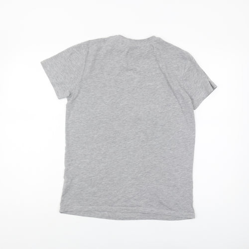 Grey NASA Logo Men's T-Shirt - Size S