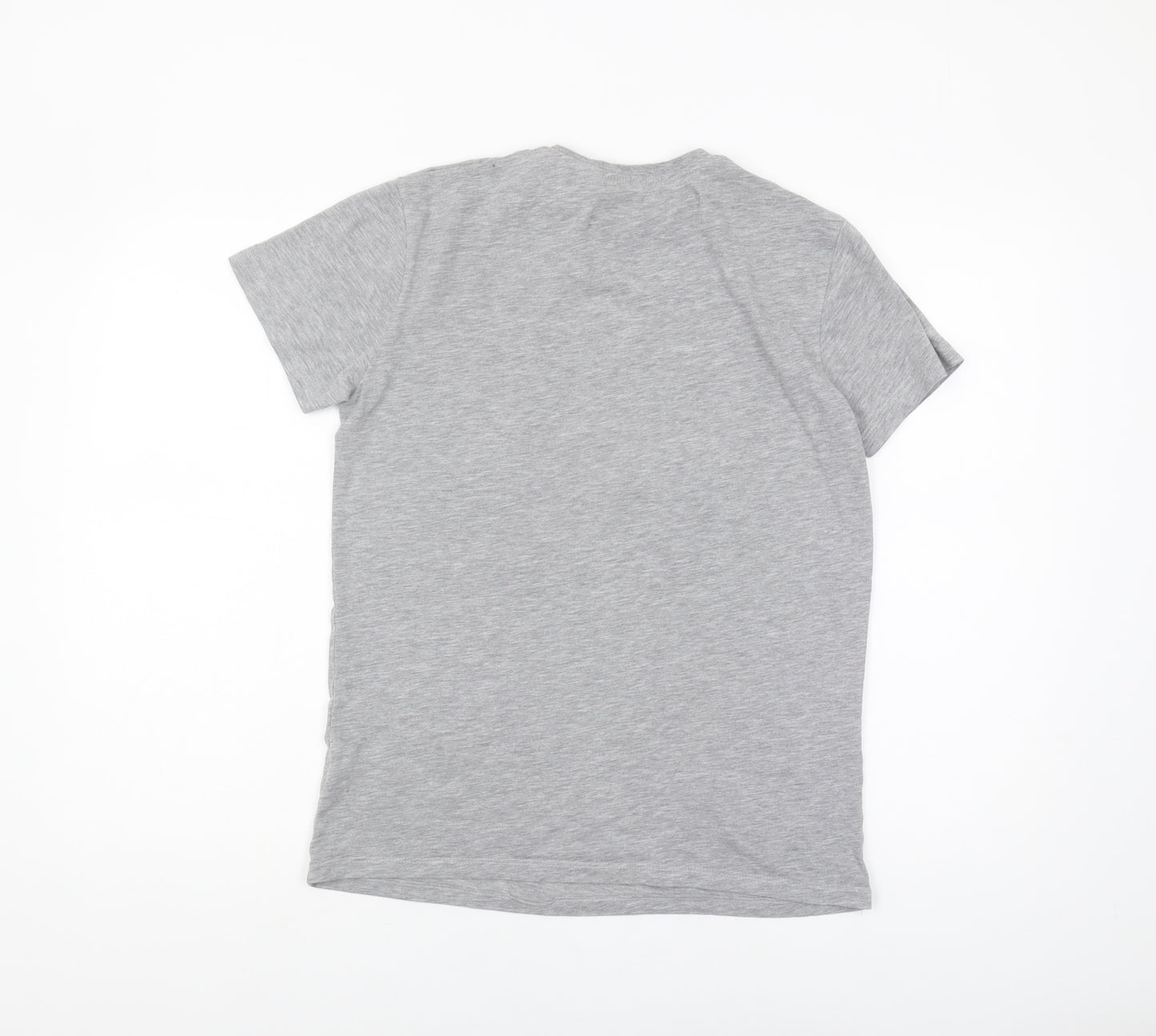 Grey NASA Logo Men's T-Shirt - Size S