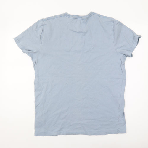 Hollister Men’s Blue L Cotton T-Shirt