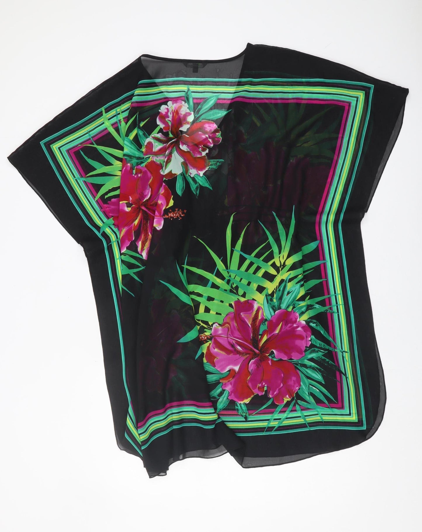 Marks and Spencer Women's Floral Cover Up, M, Multicoloured