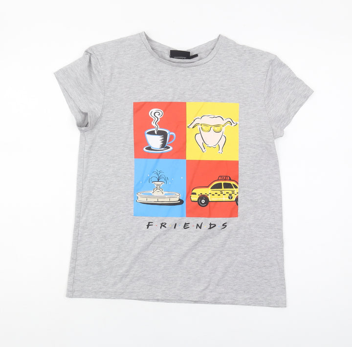 Friends Unisex Grey T-Shirt S - Comedy TV Show