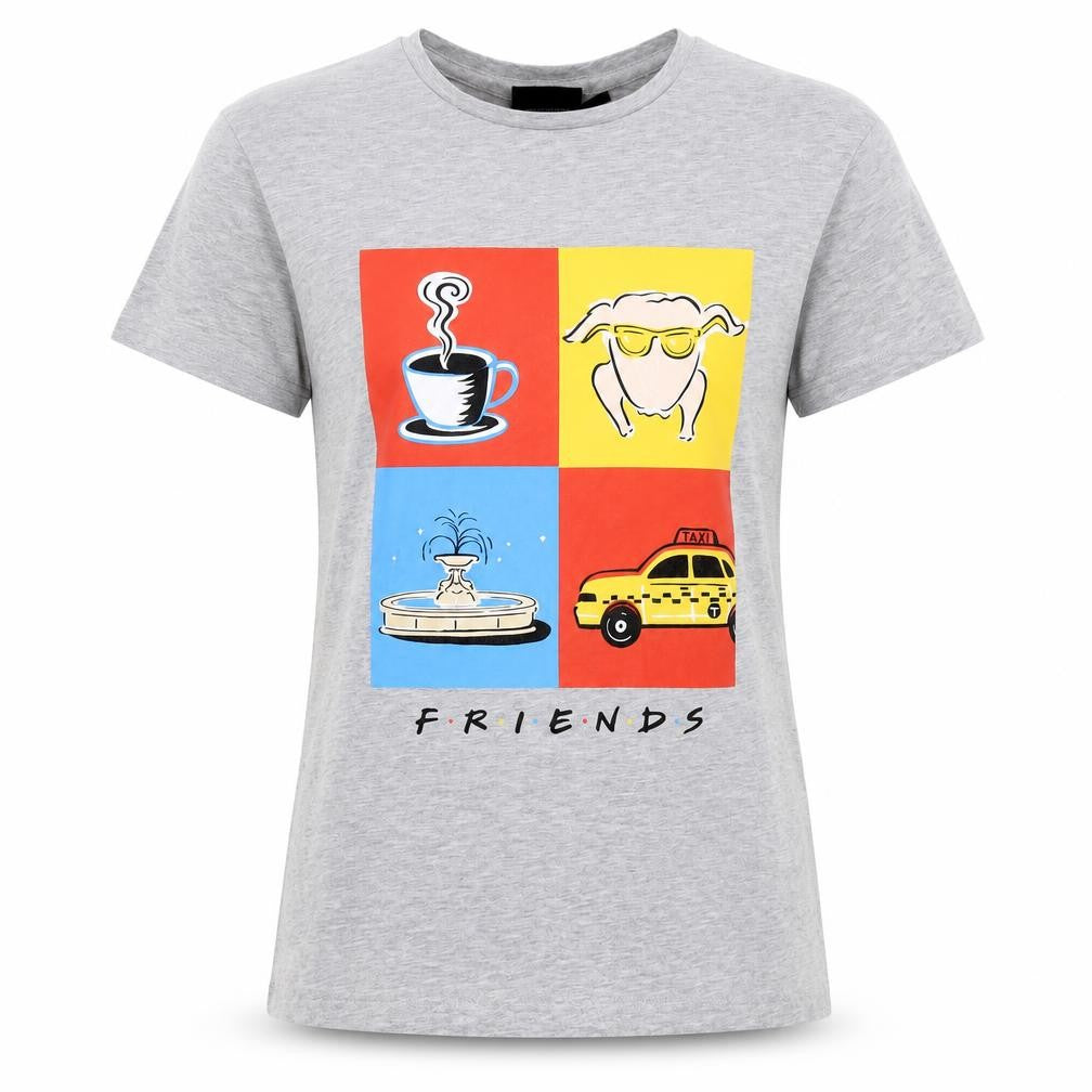 Friends Unisex Grey T-Shirt S - Comedy TV Show