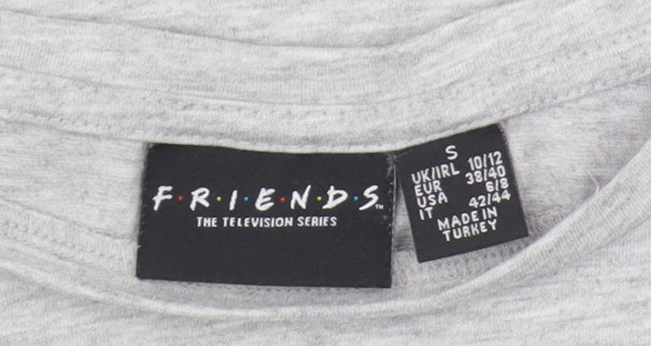 Friends Unisex Grey T-Shirt S - Comedy TV Show