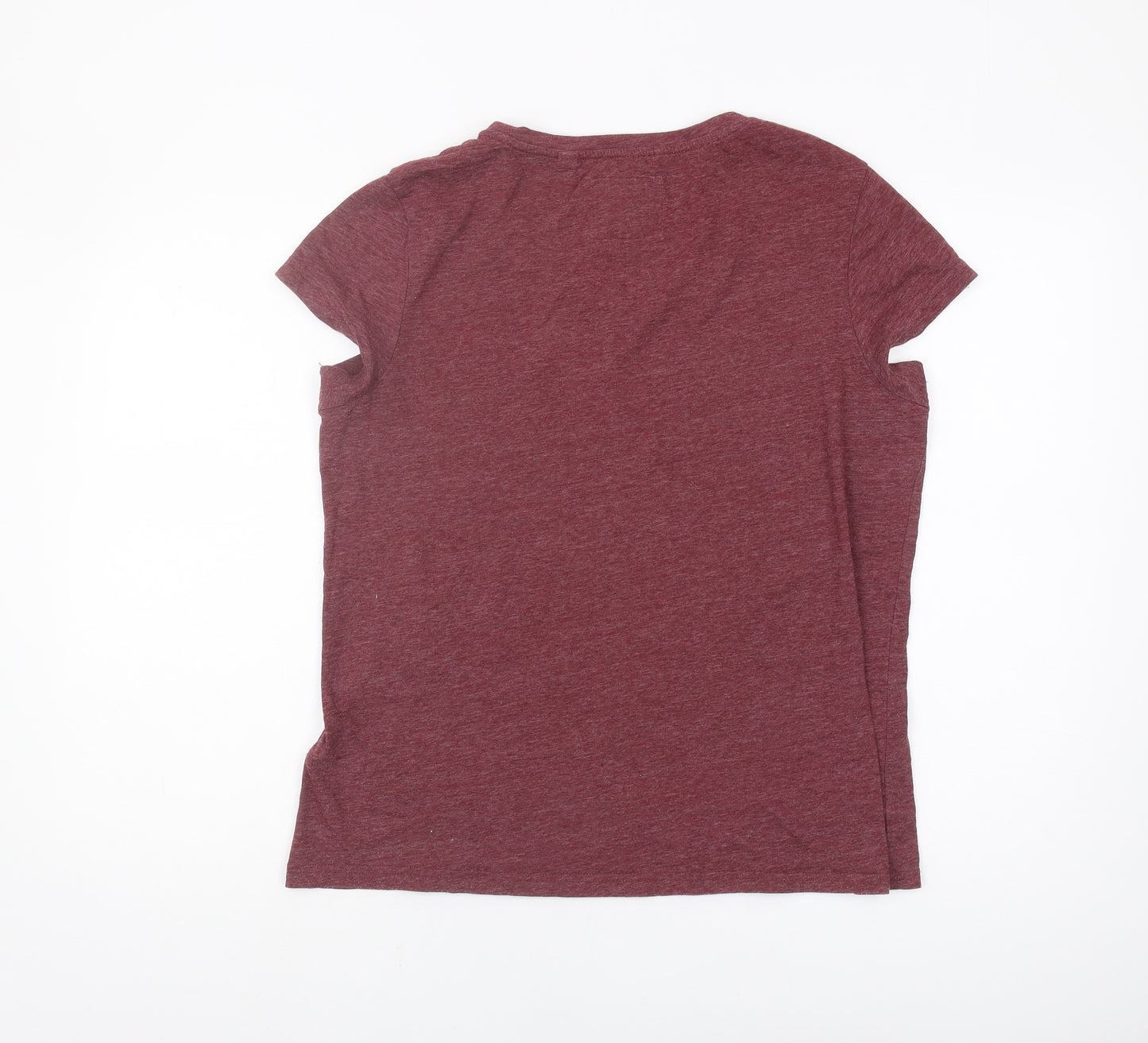 Jack Wills Women's Red Basic T-Shirt Size 14