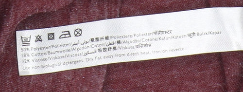 Jack Wills Women's Red Basic T-Shirt Size 14