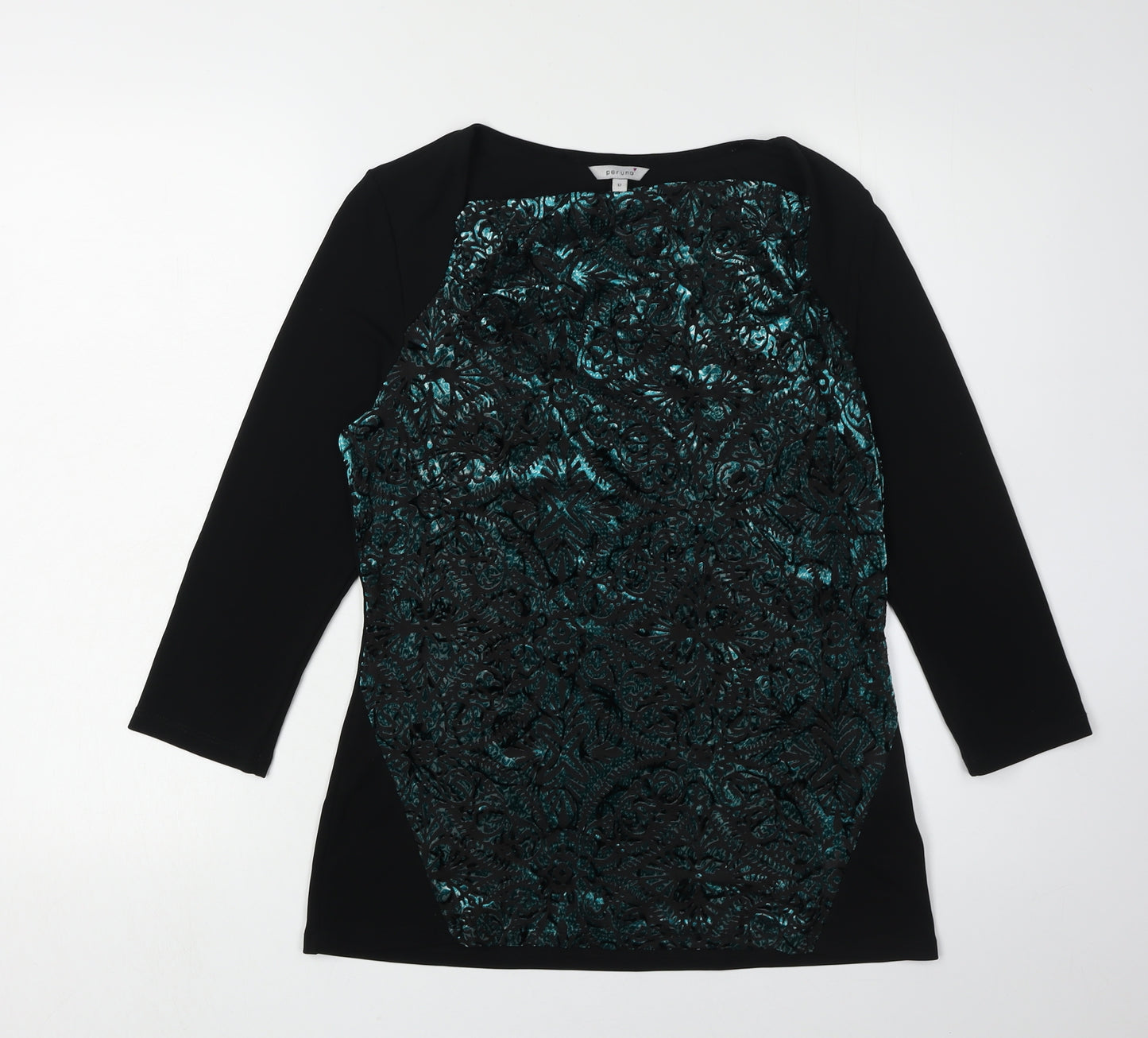 Marks and Spencer Women's Black 3/4 Sleeve Top Size 12