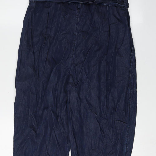 French Connection Women's Blue Denim Jumpsuit Size 10