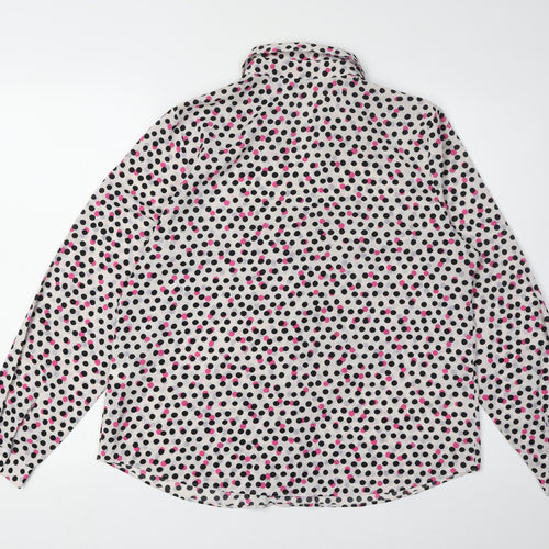 Marks and Spencer Women's Polka Dot Button-Up Shirt