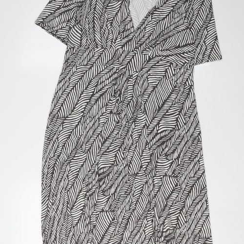 Marks and Spencer Women's Multicoloured V-Neck Dress