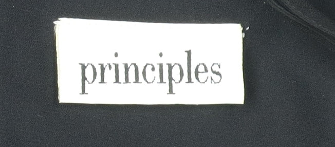 Principles Women's Black Midi Slip Dress - Size 16