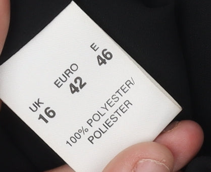 Principles Women's Black Midi Slip Dress - Size 16