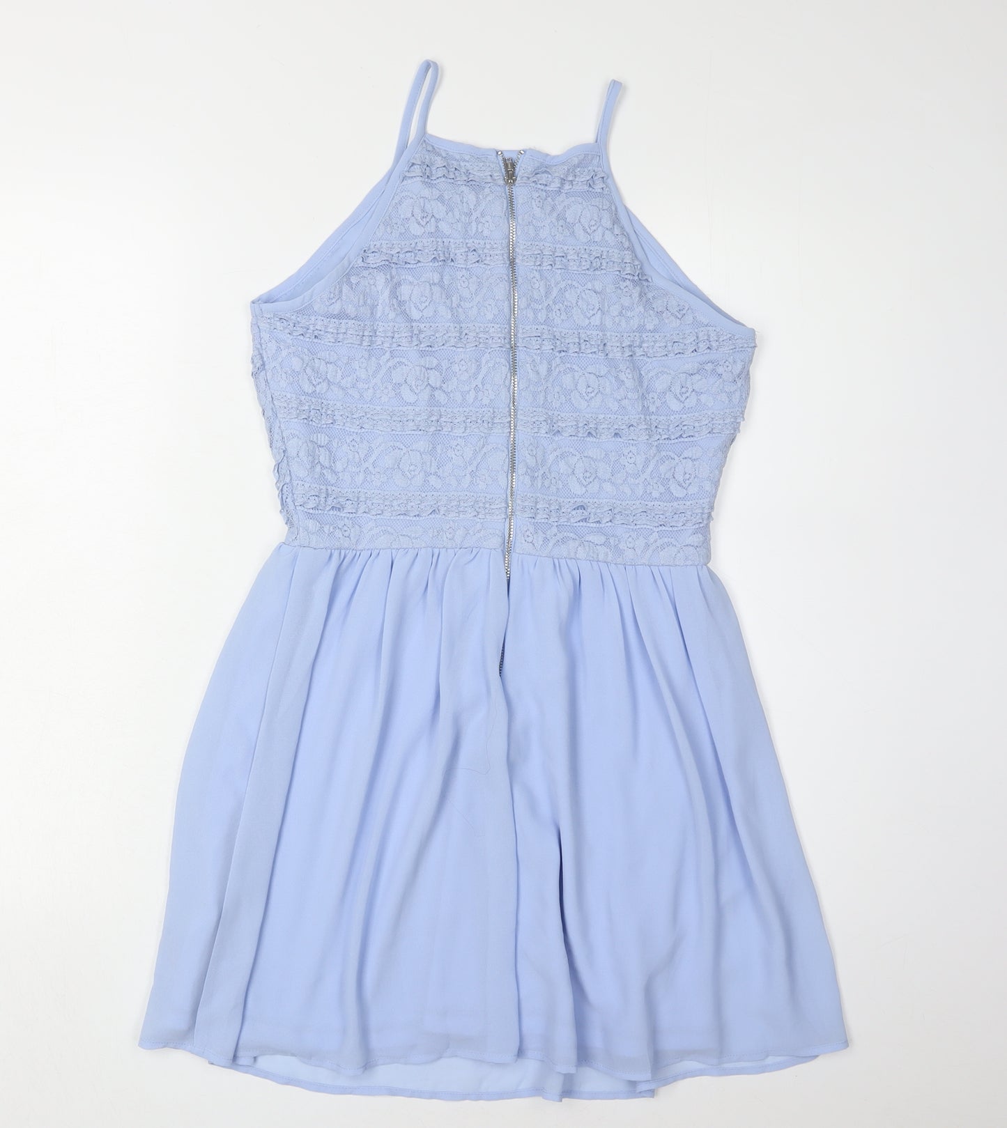 New Look Blue Fit & Flare Sleeveless Dress for Teens