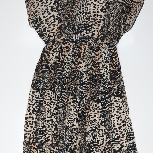 New Look Women's Animal Print Dress Size 18