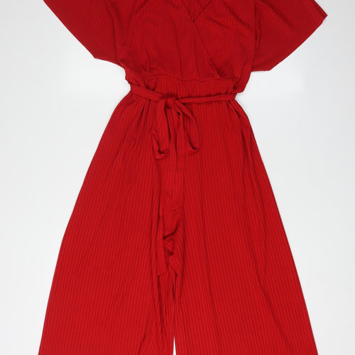 New Look Women's Red Jumpsuit, Size 16, Casual, Spring/Summer
