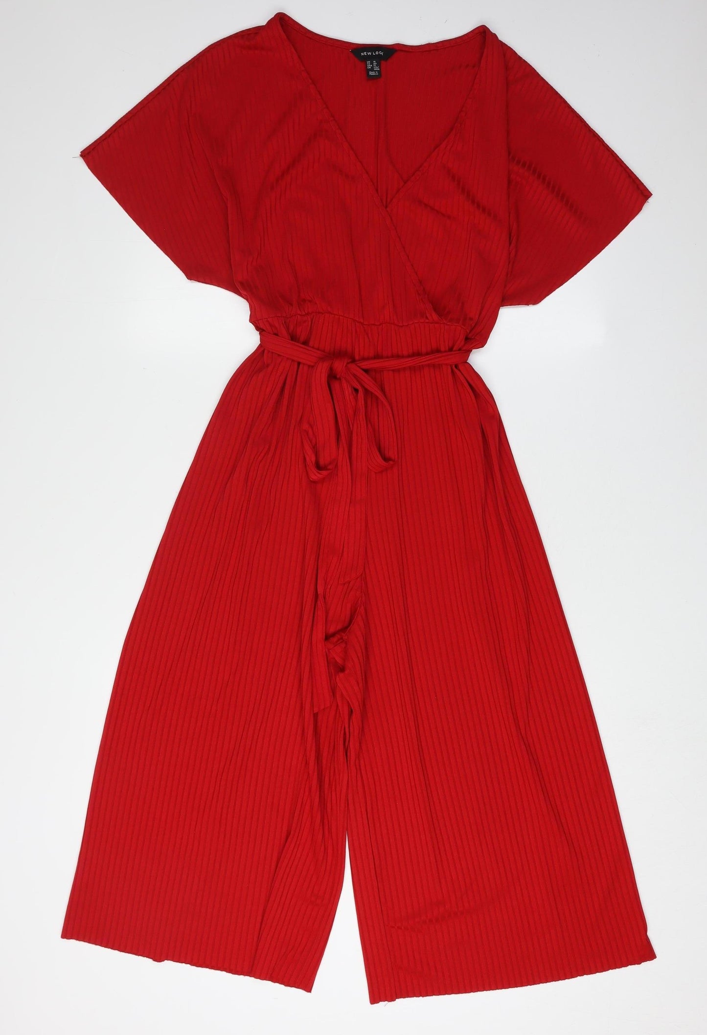 New Look Women's Red Jumpsuit, Size 16, Casual, Spring/Summer