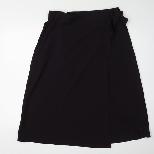 Marks and Spencer Black Women’s Wrap Skirt Size 14