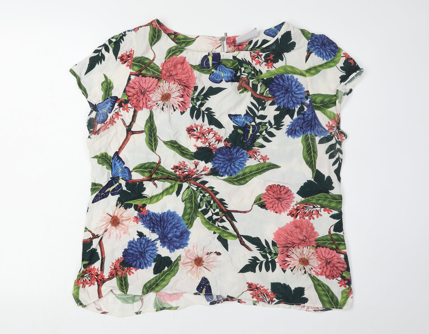 Wallis Women's Multicoloured Floral Blouse Size 16