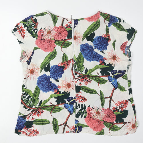 Wallis Women's Multicoloured Floral Blouse Size 16