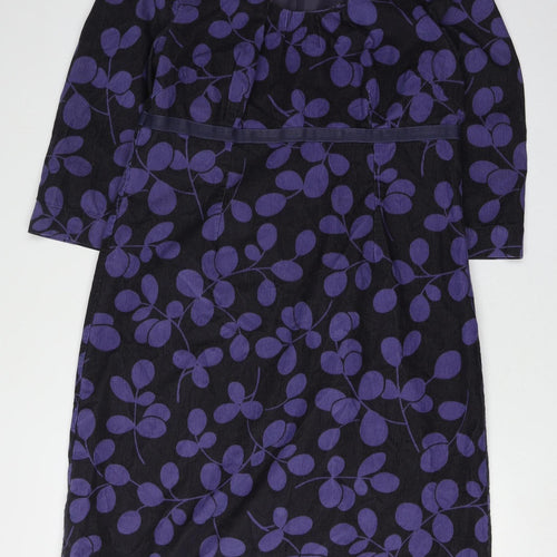 Boden Women's Multicoloured Floral Dress Size 10