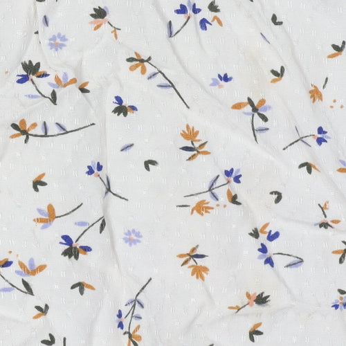 White Stuff Women's Multicoloured Floral Blouse Size 14