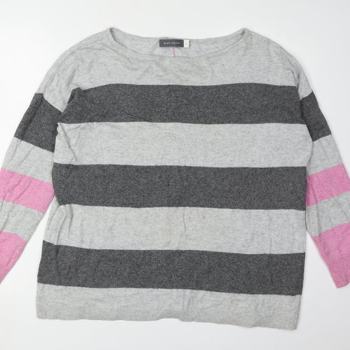 Mint Velvet Women's Multicoloured Striped Jumper