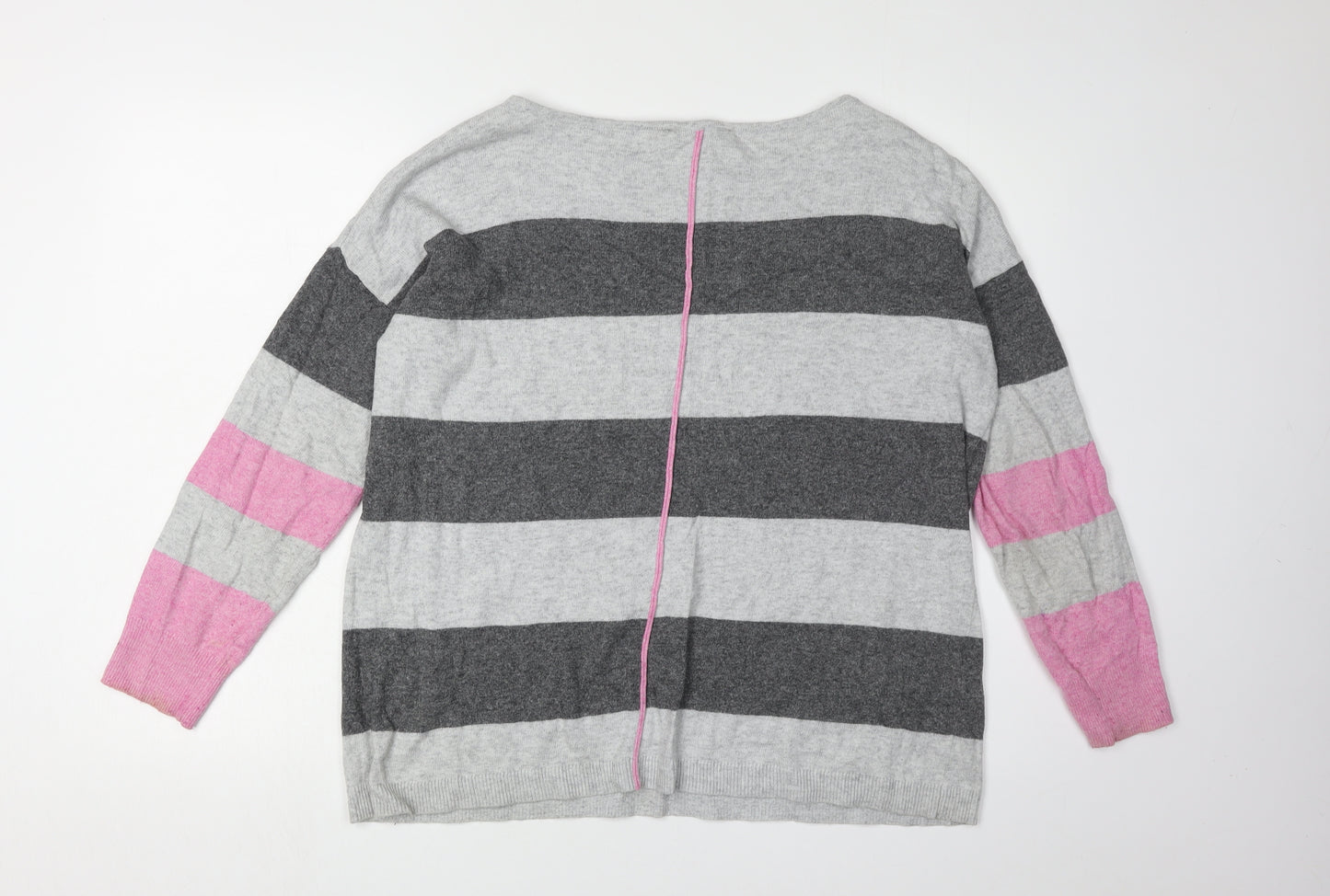 Mint Velvet Women's Multicoloured Striped Jumper