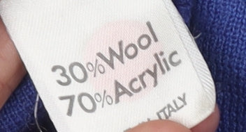 Firenze Men's Blue Geometric Pullover Jumper M