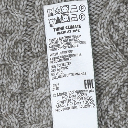 Marks and Spencer Men's Grey Pullover Jumper M