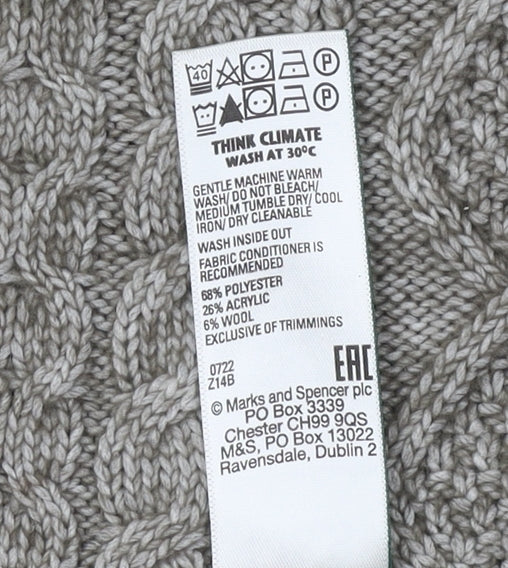 Marks and Spencer Men's Grey Pullover Jumper M